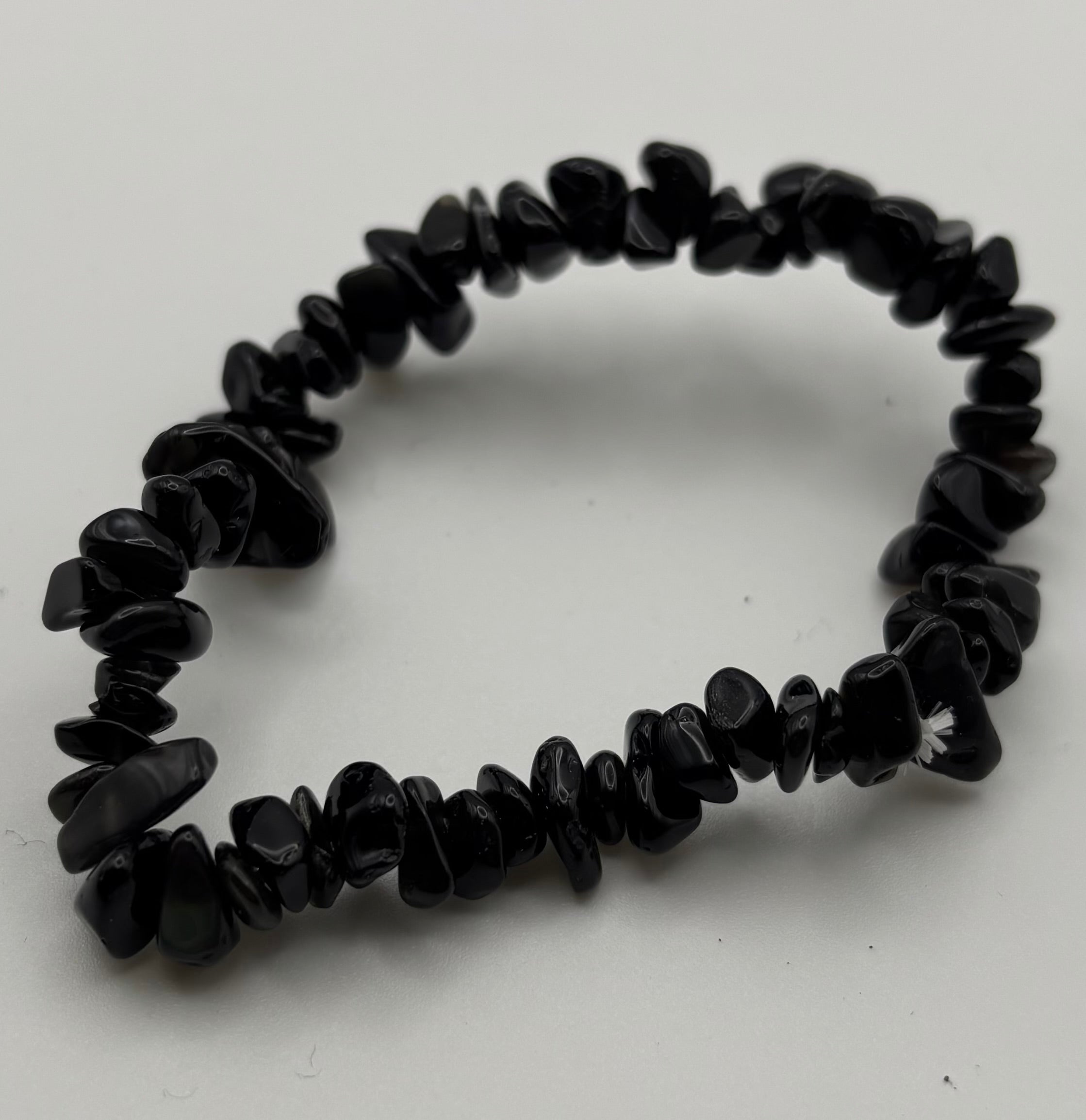 Gemchip Bracelet - Obsidian